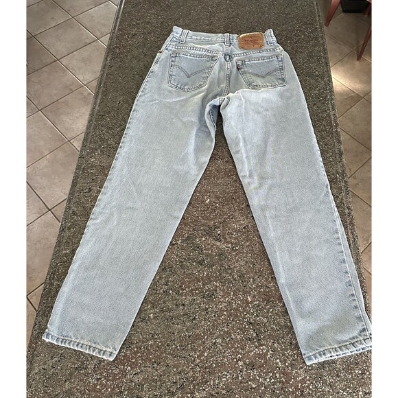 Vintage LEVIS 550 Baggy Women’s Dad Jeans‎ 24 Faded Creased USA Y2K size small - Picture 13 of 16